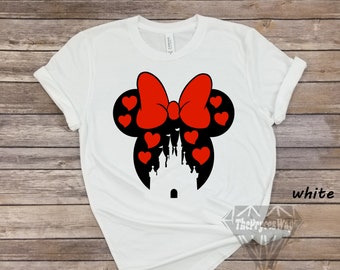 Minnie Valentines Shirt,Disney Valentines Day Shirt,Valentines Day Gift,Minnie Mouse Shirt,Disney Minnie Shirt,Disney Love ,Disney Castle