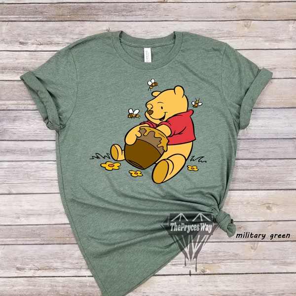 Hunny Winnie The Pooh Shirt,Winnie The Pooh Shirt,Hunny Shirt,Disney Bound Shirt,Disney Christmas Gift,Disney Winnie Shirt, Oh Bother Shirt