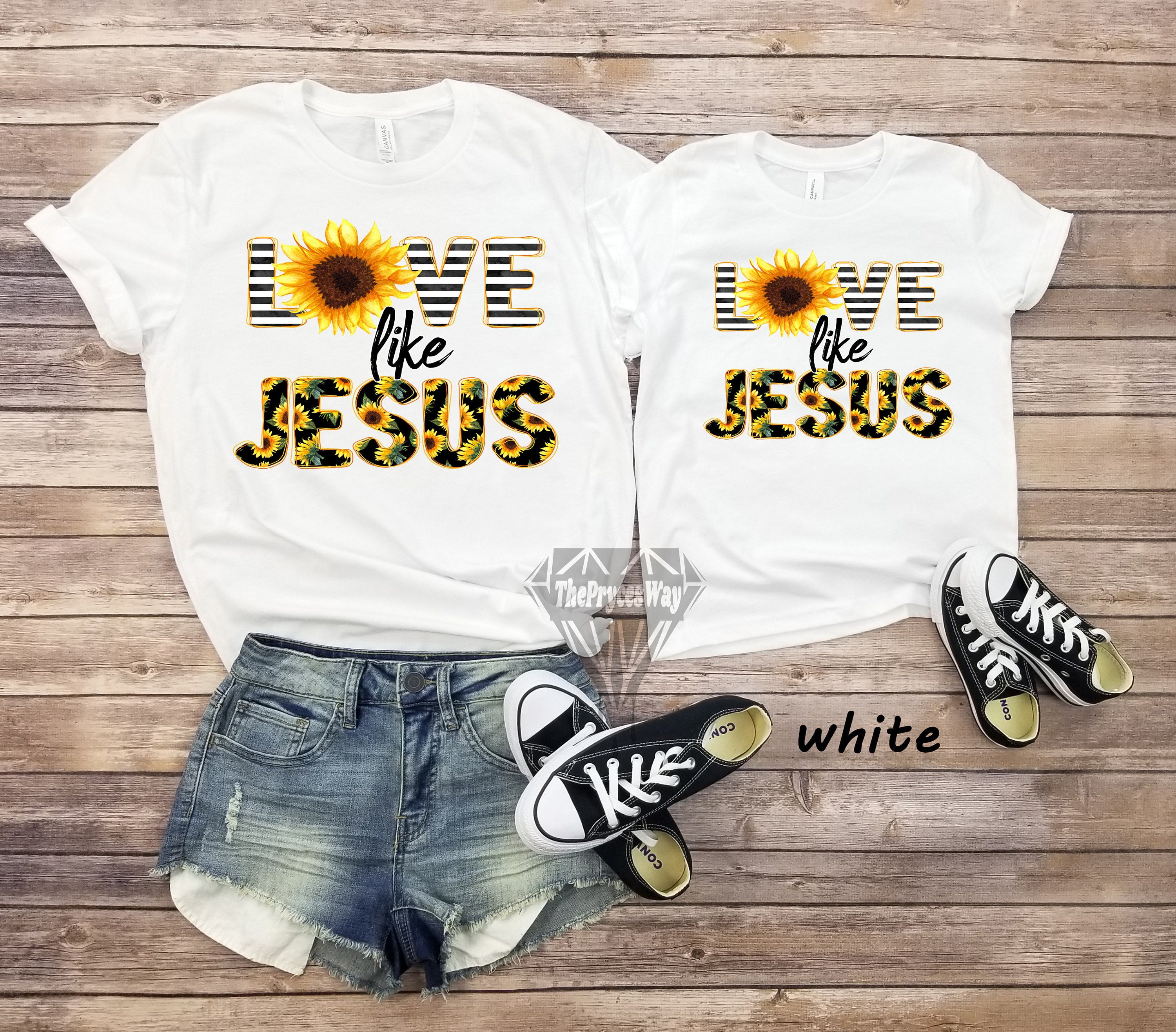 Love Like Jesus Sunflower T Shirt Love Like Jesus Sunflower T Shirt