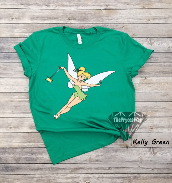 Tinkerbell Make A Wish Shirt,tinkerbell Tshirt,faith Shirt,powered by  Pixie,peter Pan Shirt,magic Kingdom Shirt,disney Teacher,tinker Bell - Etsy