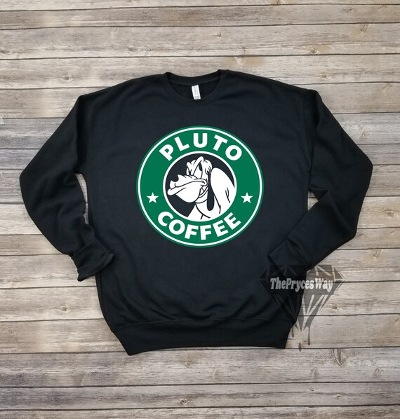 Pluto Coffee Sweatshirt,disney Christmas,pluto the Dog Shirt,angry