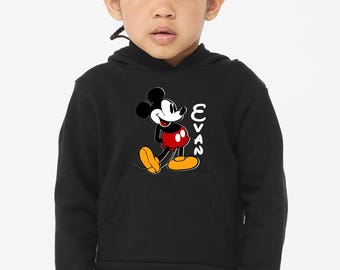Custom Vintage Mickey Mouse Sweatshirt, Custom Disney Sweatshirt,Disney Hoodie,Custom Mickey Mouse Sweater,Mom Sleeve hoodie,Custom Sleeve