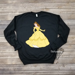 Belle Sweatshirt,Womens Belle Sweatshirt,Disney Belle Sweatshirt,Beauty And The Beast,Disney Princess Sweatshirt,Disney World Sweatshirt