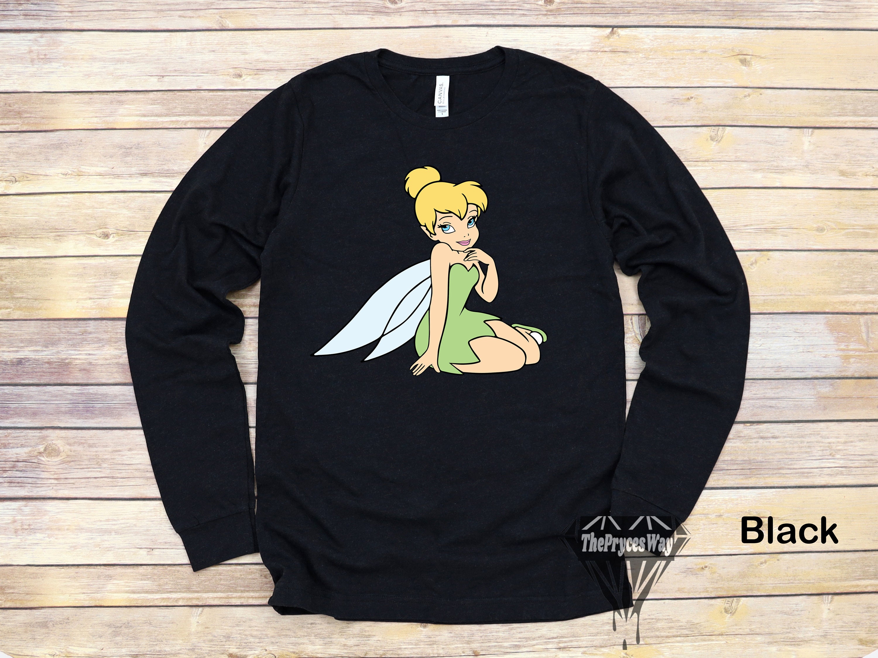 Tinker Bell Long Sleeve Shirt - Etsy