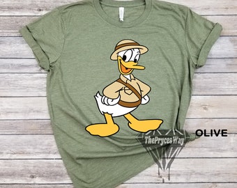 Safari Donald Duck Shirt,Animal Kingdom Donald Duck Shirt,Mens Disney Shirt,Disney Group Shirt,Disney Donald Duck Shirt,Duck Family Shirt