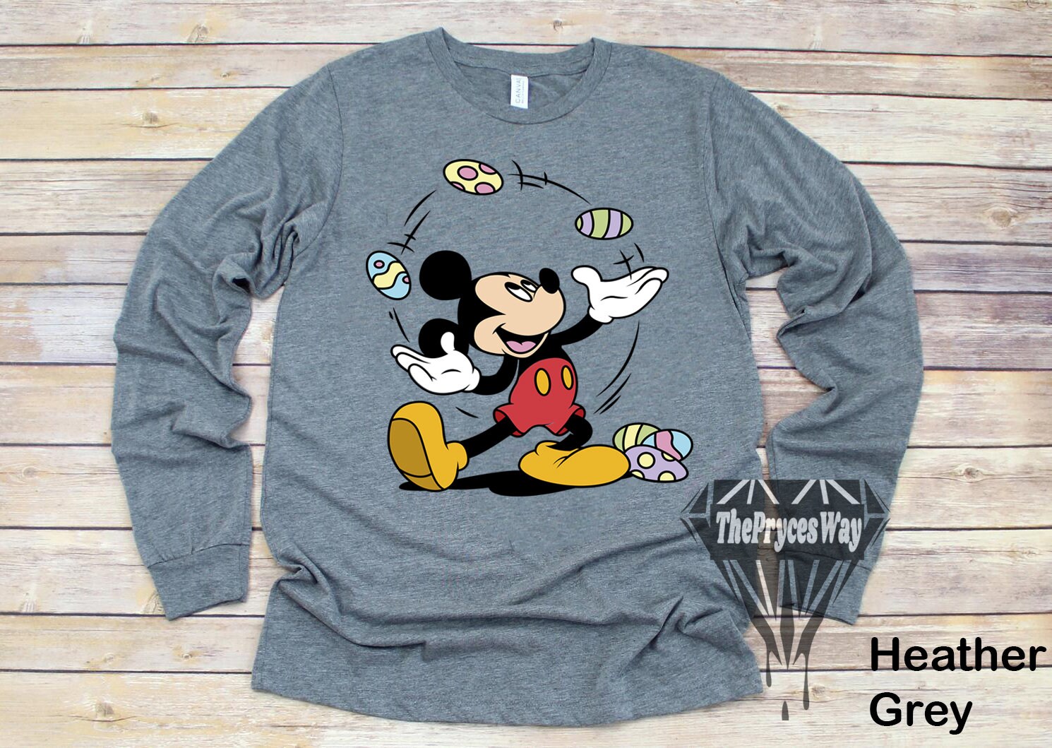 Mickey Mouse Mens Long Sleeve Tshirt Etsy UK