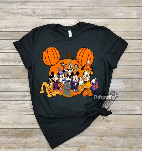Camisa del escuadr n de calabaza de Disney camisa de Halloween de