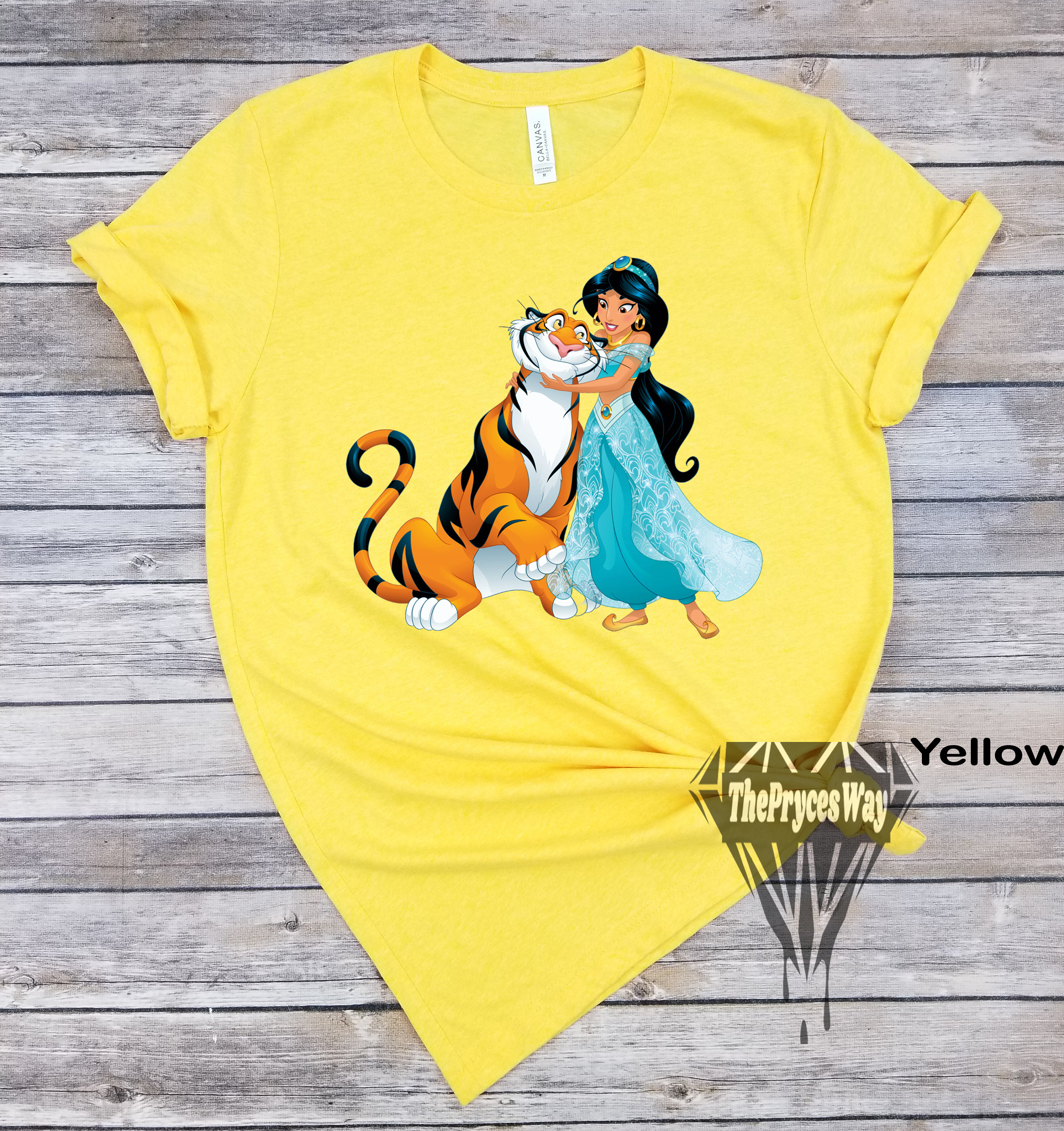 Jasmine and Rajah Shirt,disney Princess,jasmine Birthday Party