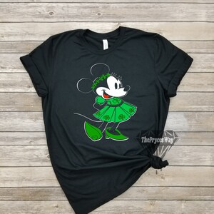 Shamrock Minnie Mouse Shirt,Minnie Mouse Shirt,Disney Shamrock Shirt,Disney St Patricks Day,Irish Day Shirt,Clover Shirt,Minnie St Patrick