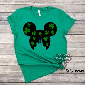 Clover Mickey Mouse Shirt,Minnie Mouse,Disney Shamrock Shirt,Disney St Patrick,Irish Day Shirt,Clover Shirt,Lucky Shirt,St Patricks Day Gift
