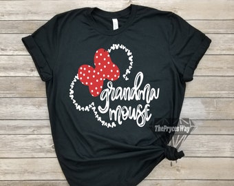 Grandma Mouse Shirt,Disney Grandma Shirt,Grandma Disney Tshirt,Disney Mothers Day,Disney Gift For Grandma,Disney Shirt For Grandma,Nana Tee