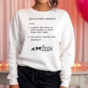 Procraftinator Shirt, Craft Shirt, Gift for Crafter, Craft Lover Shirt, Craft Sweatshirt, Funny Crafter Shirt,  Crafting Sweatshirt