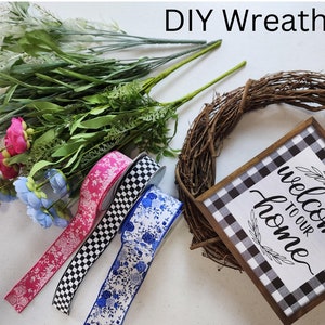 DIY Wreath Kit, Summer Wreath Kit, Spring Wreath Kit, Everyday Wreath Kit, Front Door Wreath Kit,