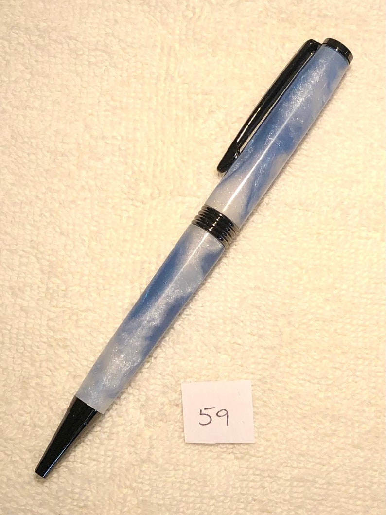 Custom hand poured Alumilite Trimline pen