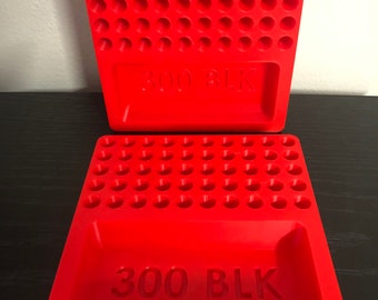 Precision-Crafted 300 AAC Blackout Reloading Tray | Securely Holds 50 Rounds | Ideal for Reloading Enthusiasts