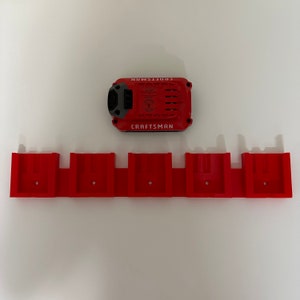 Craftsman 20V Battery Holder 5-in-1 / 3D Printed / Battery Holder / 20V / Craftsman / 5-in-1
