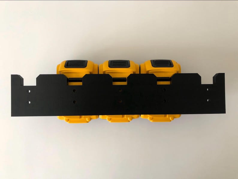Dewalt 20V Battery Holder | 5-in-1 Wall Mount Battery Organizer image 3