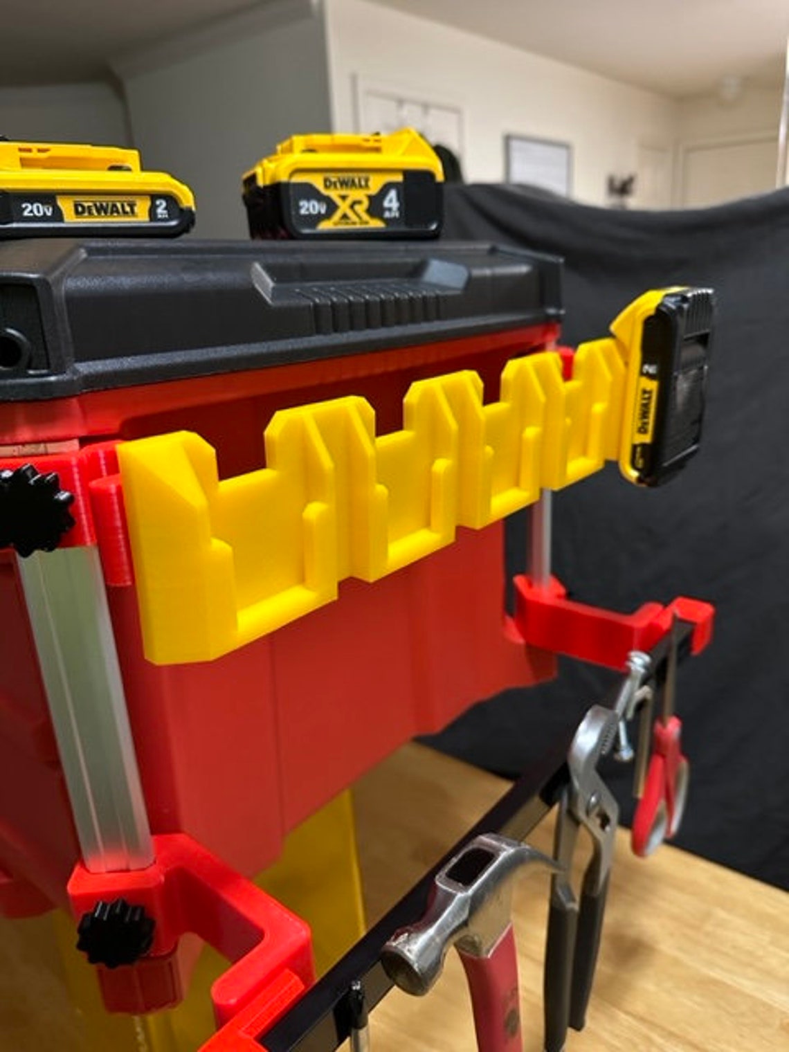 Dewalt 20V Battery Holder 5 in 1 3D Printed Battery Holder Etsy