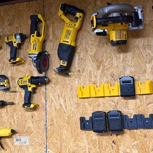 Dewalt 20V Battery Holder | 5-in-1 Wall Mount Battery Organizer image 8