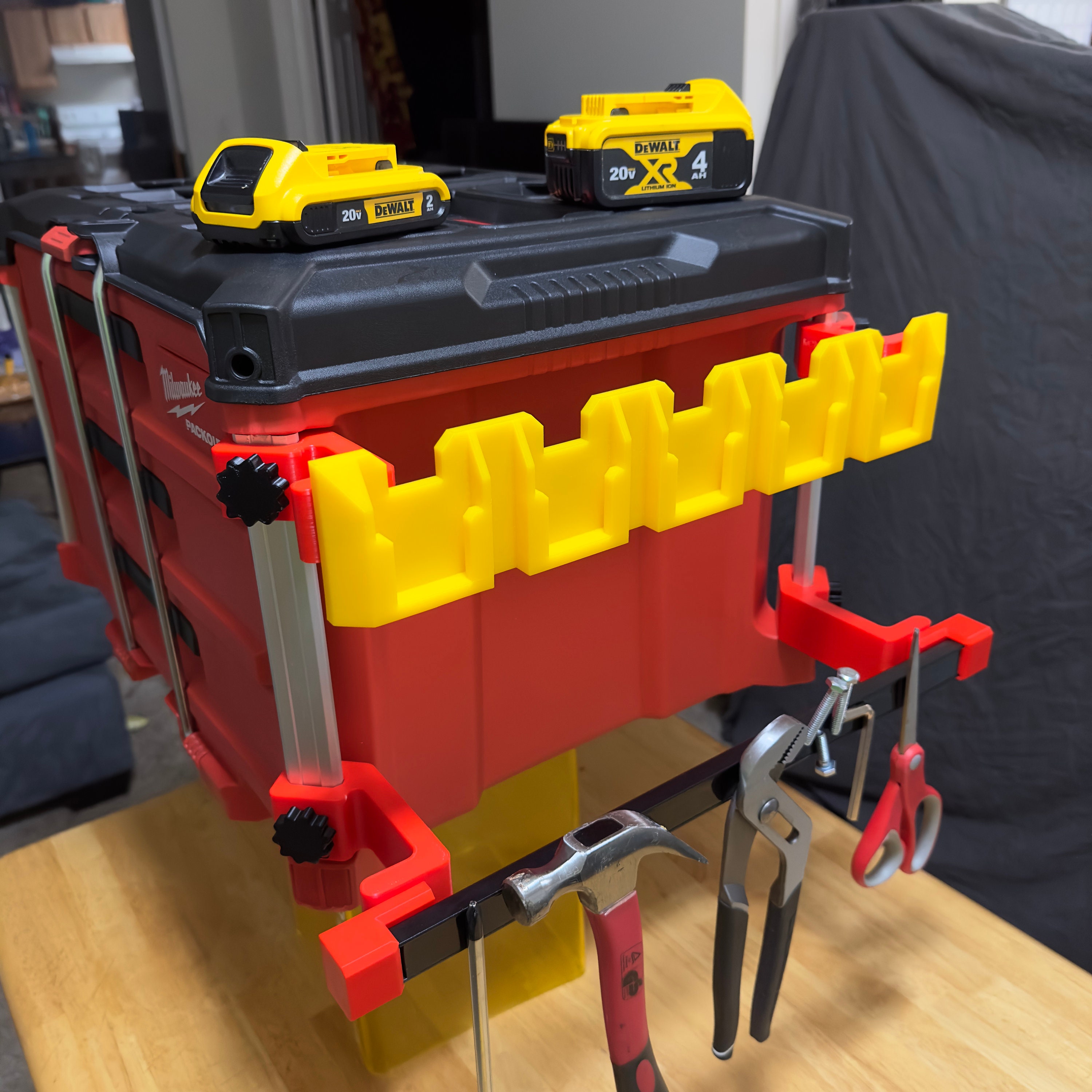 Dewalt 20V Battery Holder 5 in 1 3D Printed Battery Holder Etsy