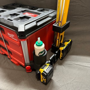Milwaukee Glue Holder | Level Holder | Milwaukee Packout Mod | Milwaukee Packout Mount