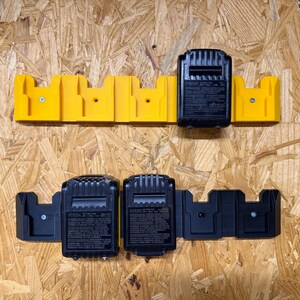 Dewalt 20V Battery Holder | 5-in-1 Wall Mount Battery Organizer image 7