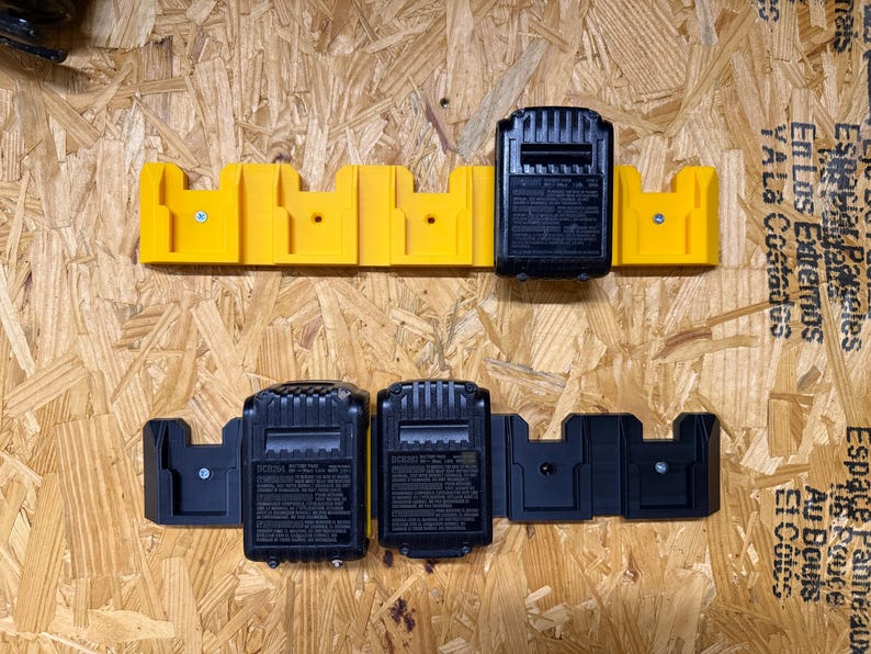 Dewalt 20V Battery Holder | 5-in-1 Wall Mount Battery Organizer image 7