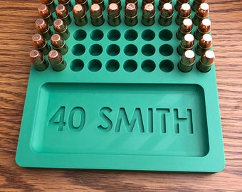 40 Reloading Tray | Ammo Block | 40 Ammo Tray | 3D Printed | Pistol