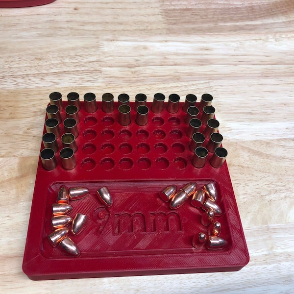 9mm Reloading Tray | 9mm Ammo Block | Reload Tray | Pistol | 3D Printed