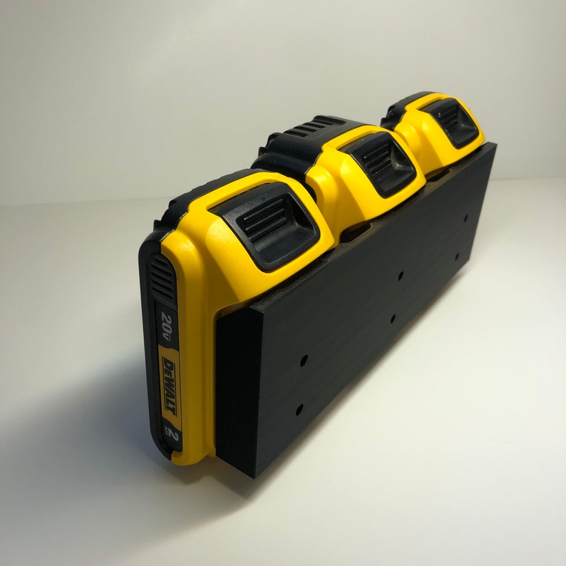 3D Printed Dewalt Battery Holder 3in1 Etsy