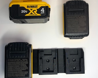 3D Printed Dewalt Battery Holder 3-In-1
