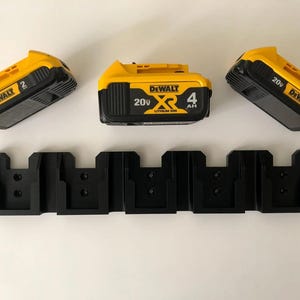 Dewalt 20V Battery Holder | 5-in-1 Wall Mount Battery Organizer
