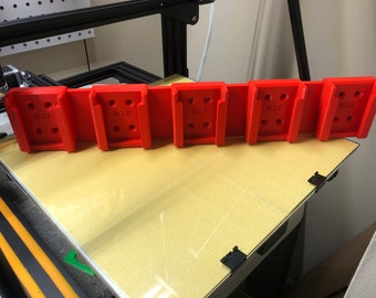Milwaukee M18 Battery Holder - 5-in-1 | 3D Printed Storage Solution for Tool Organization