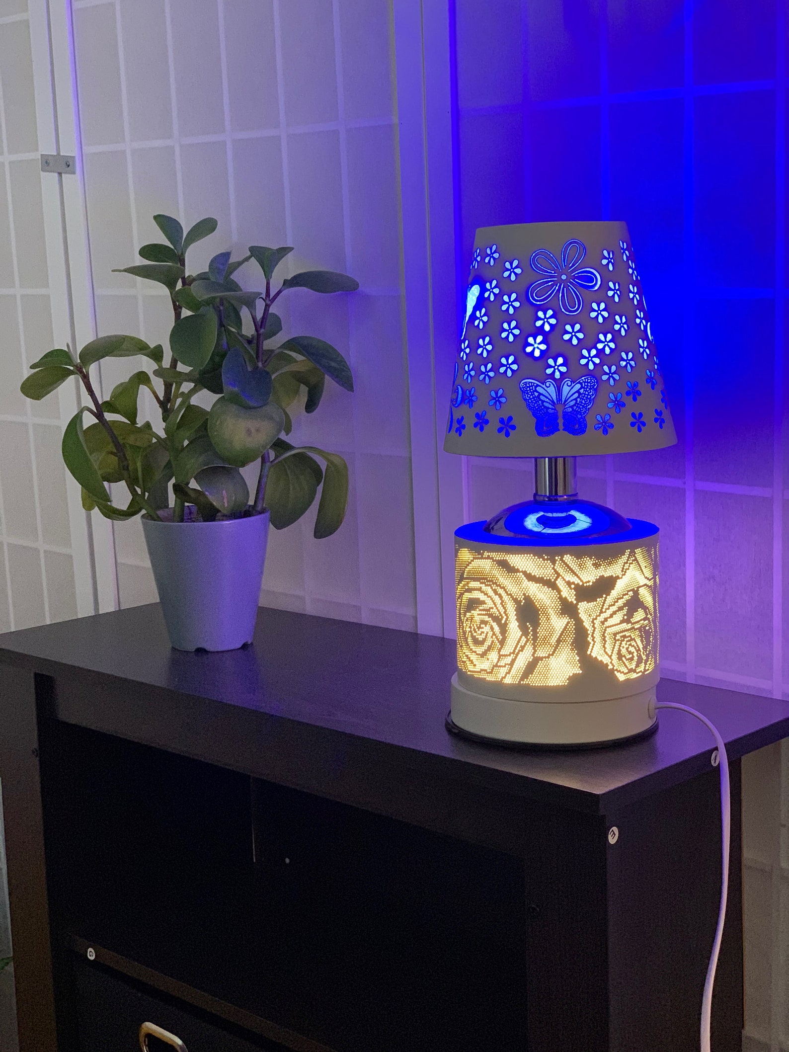 Aromatherapy Essential Oil Burner LED Table Lamp with 3 Color Etsy