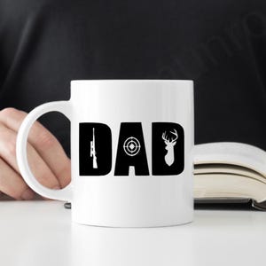 Hunting Dad Decal, Hunting Car Decal, Dad Stocking Stuffer, Fathers Day Gift, New Dad Gift, Husband Birthday Gift, Adventure Sticker immagine 2