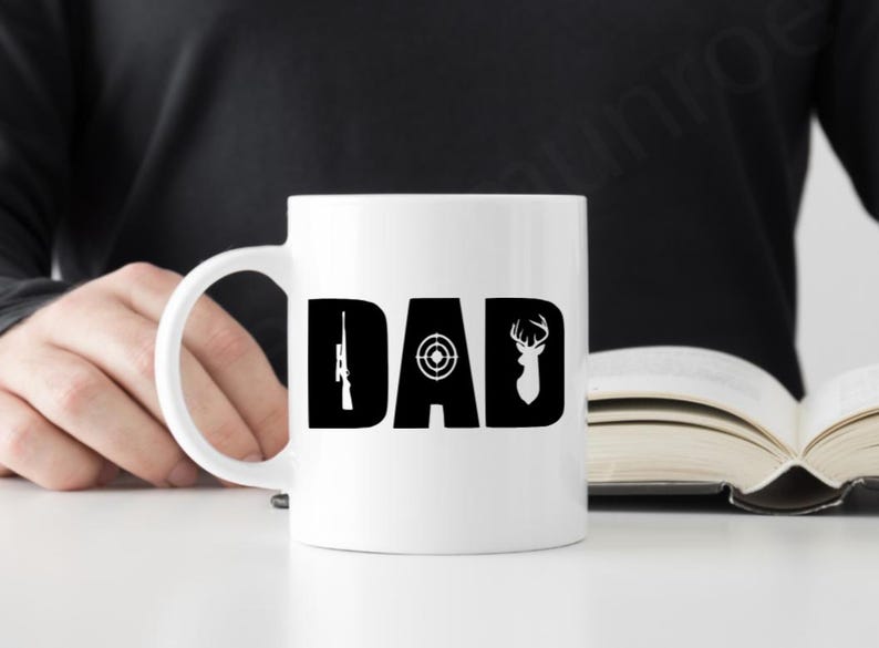 Hunting Dad Decal, Hunting Car Decal, Dad Stocking Stuffer, Fathers Day Gift, New Dad Gift, Husband Birthday Gift, Adventure Sticker immagine 2