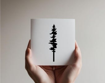 Spruce Tree Decal, Adventure Sticker, Hiking Gift, Tumbler Decal, Mom Gift, Dad Gift, Christmas Gift, Stocking Filler, Sitka Tree Car Decal