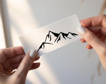 Mountain Decal, Explore Car Decal, Adventure Sticker, Outdoor Graphic, Nature Lover Gift, Hiking Gift, Wilderness Decal, Camping Sticker