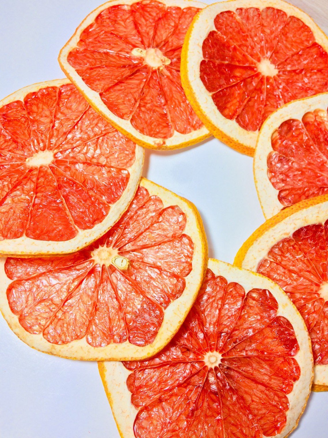 Dried grapefruit slice 20 Pcs Dehydrated grapefruit Slices Etsy