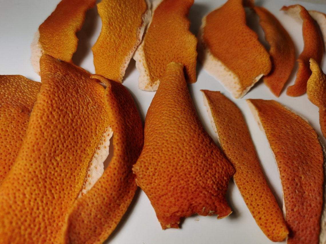 Dried Grapefruit Peel Dehydrated Grapefruit Peel Large Etsy