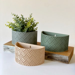 Wall Planter &quot;Mosaic&quot; Choose Your Color