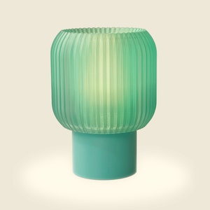 Table Lamp &quot;SCALLOP&quot; in Turquoise
