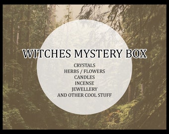 Witches mystery box / witchcraft supplies / wicca / pagan supplies