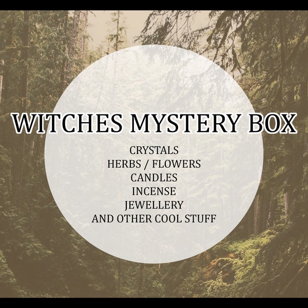 Boîte mystère sorcières / fournitures de sorcellerie / wicca / fournitures païennes