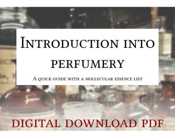 Introducción a la perfumería / Descarga digital PDF