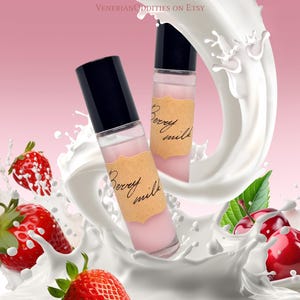 Berry milk gourmand perfume | strawberry and cherry lactonic fragrance