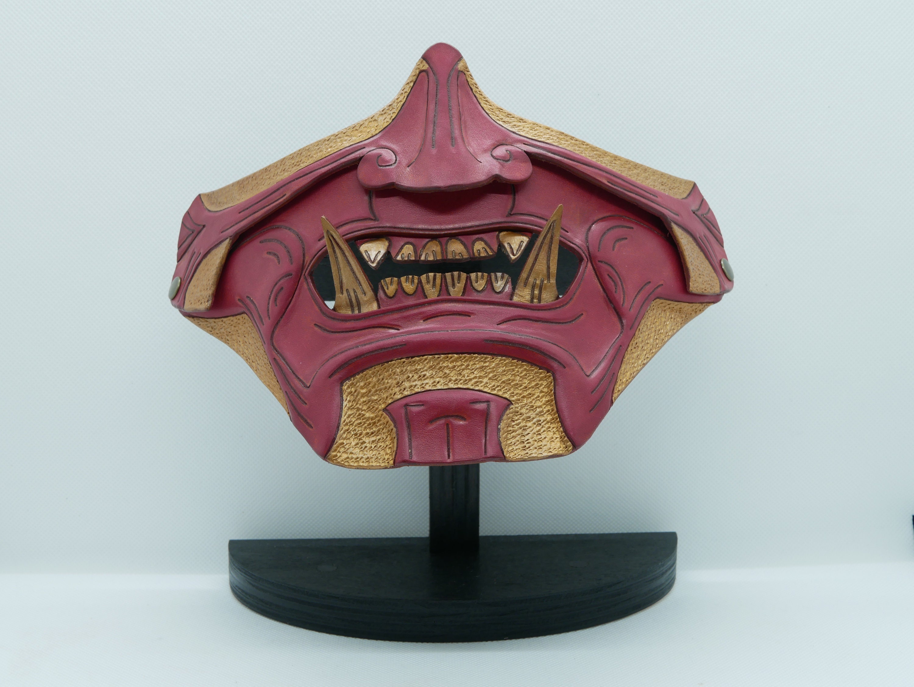 Masque de Samouraï en Cuir