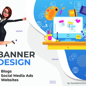 Design de banner gráfico personalizado para lojas de comércio eletrônico, sites e mídias sociais: Etsy, eBay, Facebook, Twitter, Youtube, LinkedIn e muito mais