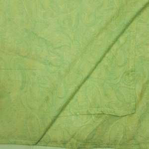 Écharpe pure soie, tissu doux, tissu pour emballage cadeau, collage, techniques mixtes, travaux manuels de couture, sari sari recyclé vintage, écharpes mouchoirs SSC1805 image 5