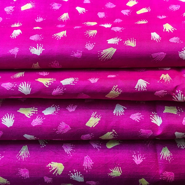 Pure Silk Fabric By The Yard Dress Making Cloth Collage Sewing Vintage Recycled Material Print Textile Saree Sari Easter Egg Dyeing PSF1603